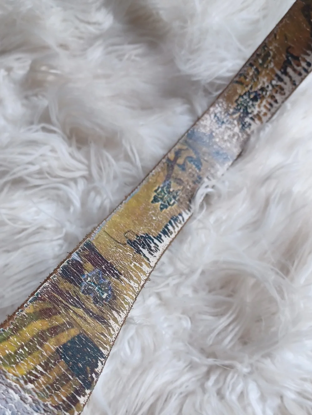 Vintage Leather Island Designed By Bill Lavin Belt